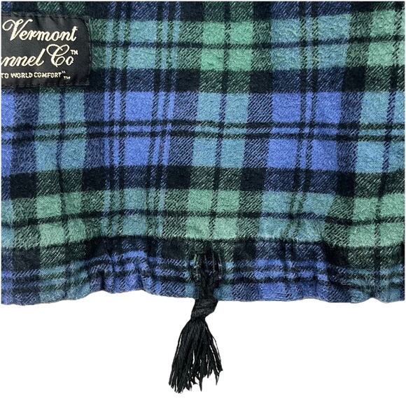 Vermont Flannel Co Hooded Shacket Plaid Youth 8-10 Kangaroo Pocket Lumberjack - Picture 4 of 10